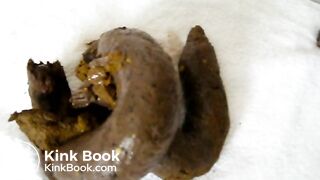 British milf huge turd