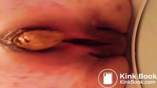 BBW Mature Poop - Taking a shit at work