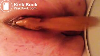 BBW Mature Poop - Taking a shit at work