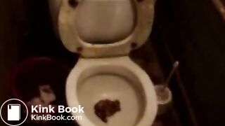 3 russian girls eating fresh shit from the toilet