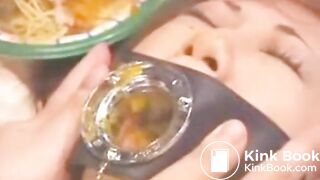 Forced to eat shit !