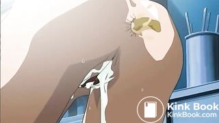 Hentai girl pooping