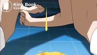 Hentai girl pooping