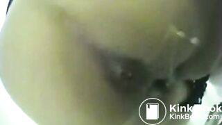 Fingering the shit out at The scat tube