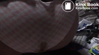 try to poop in my pink panty