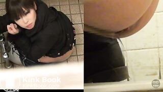 Epic thick turd in men toilet
