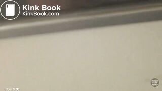 Epic thick turd in men toilet