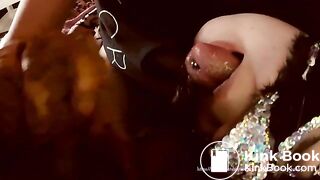 Lingerie poop ends in tasting shit smeared dick  LucyScat