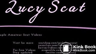 Lingerie poop ends in tasting shit smeared dick  LucyScat