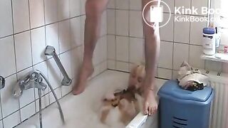 Good Wife Getting Shat On in the Tub