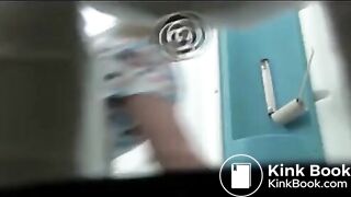 real webcam white girl shitting - COM