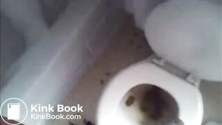 Redbone Ebony Pooping