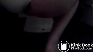 Over my toilet in my panties