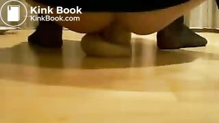 Teen_takes_dildo_in_Asshole_and_eats_her_scat