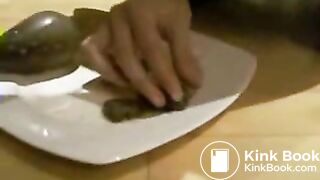 Teen_takes_dildo_in_Asshole_and_eats_her_scat