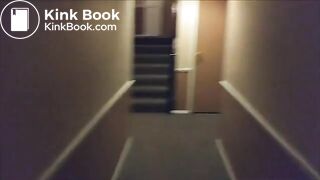 HAIRY CUNT SNEAKING AROUND THE BUILDING