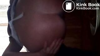 Mistress Pooping for her Slave on a Plate