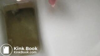 Squatting on toilet seat