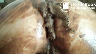 Shit covered wife after fucking On xPee