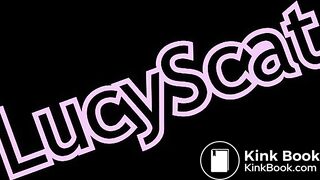 stuffing pussy and smearing it on my body on  LucyScat