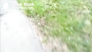 drunk russian girl passed out after pooping in the street - uncensored version