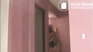 Ebony Misty smearing her poop with friend Mercerdes