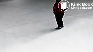 Chinese woman poops in public