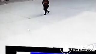 Chinese woman poops in public