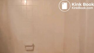 Shitting and smearing in the shower