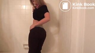 Shitting and smearing in the shower