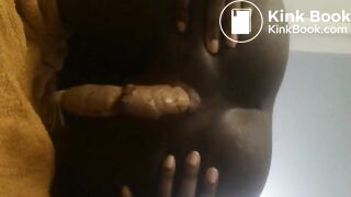 Black girl pooping