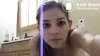 cutie tastes her poo - epic!