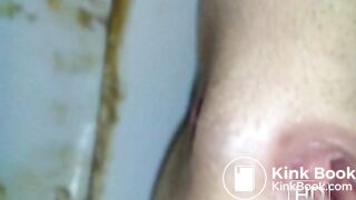 Cathy, teenager shitting at public university toilet - promo