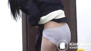 Perfect panty pooping -