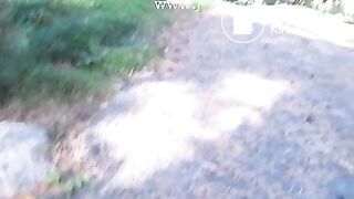 Caught by jogger when pooping