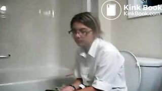 Girl pooping toilet compilation