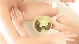 Kamryn_Kylee Pooping and Smearing Shit Each Other