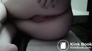 Girlfriend pushes a big one