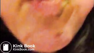 GIRL SWALLOWING SHIT IN PUBLIC BATHROOM