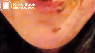 GIRL SWALLOWING SHIT IN PUBLIC BATHROOM