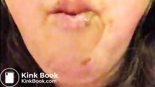 GIRL SWALLOWING SHIT IN PUBLIC BATHROOM