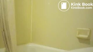 Who is she? BBW bathroom fun