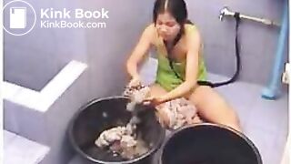 Scat - nasty slut pee and shit 2