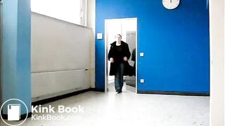 German girl shitting