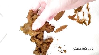 playing with shit CassieScatStorecom