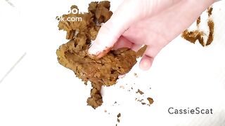 playing with shit CassieScatStorecom