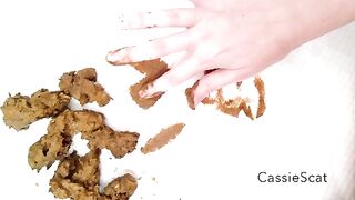 playing with shit CassieScatStorecom