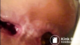 Close up pee and poop