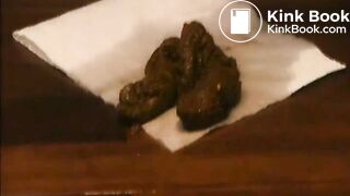 Jenniffer shiting out a huge turd