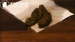 Jenniffer shiting out a huge turd